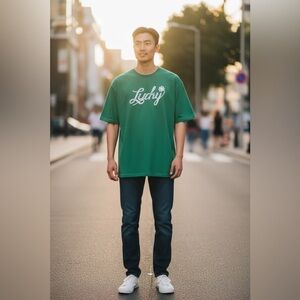 MAD Engine Teal Graphic Tee